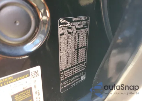 2021 Jaguar F-Pace S из США, поврежденный, VIN SADCJ2EU1MA669514